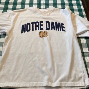 Vintage 90’s Notre Dame heavy weight short sleeve shirt